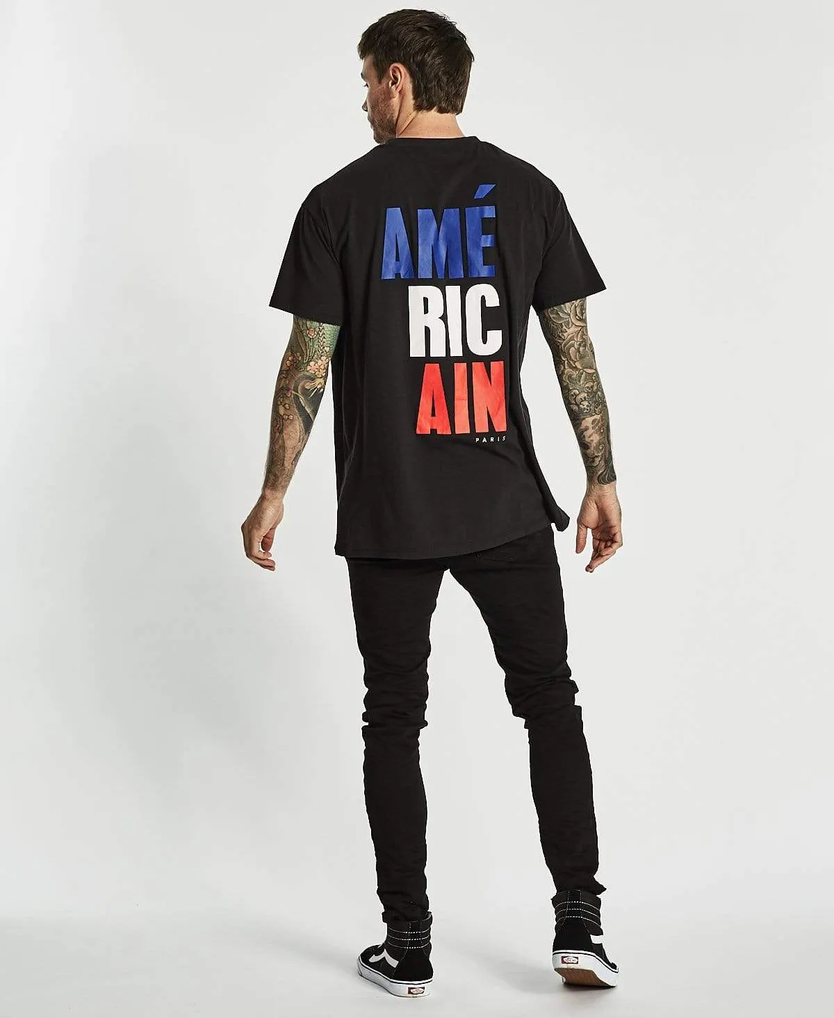 Intemporel Box Fit T-Shirt Jet Black sold by Neverland product image thumbnail 5