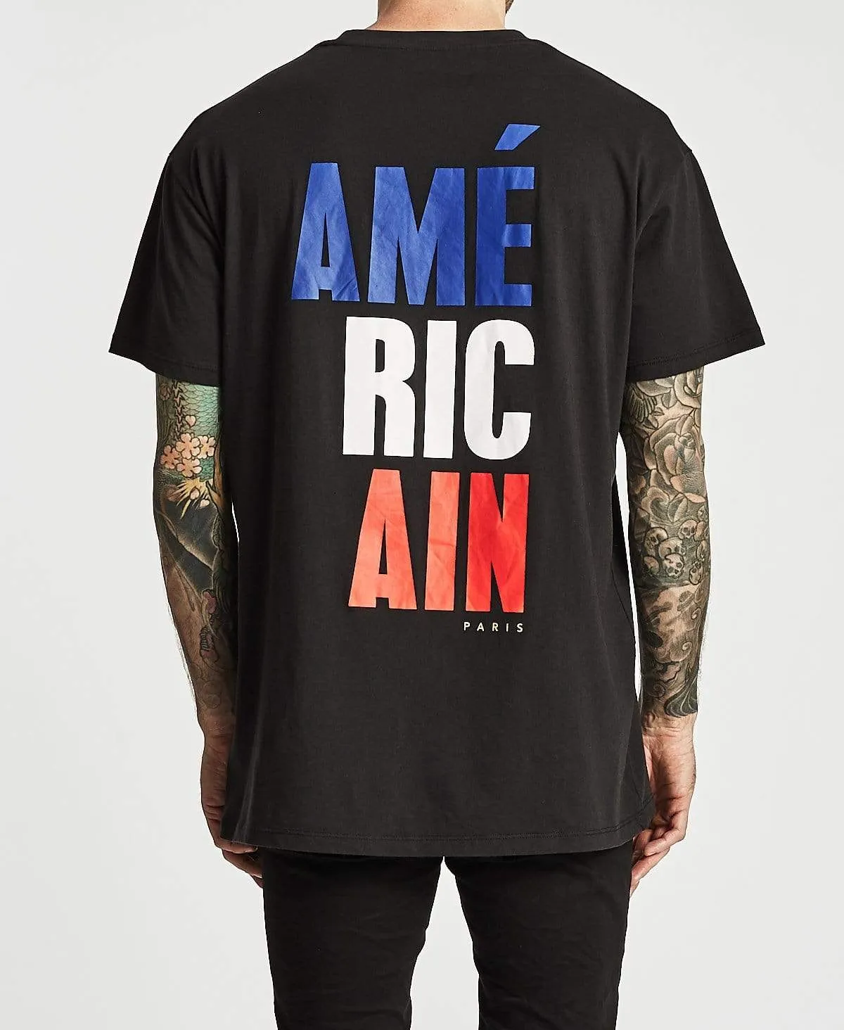 Intemporel Box Fit T-Shirt Jet Black sold by Neverland