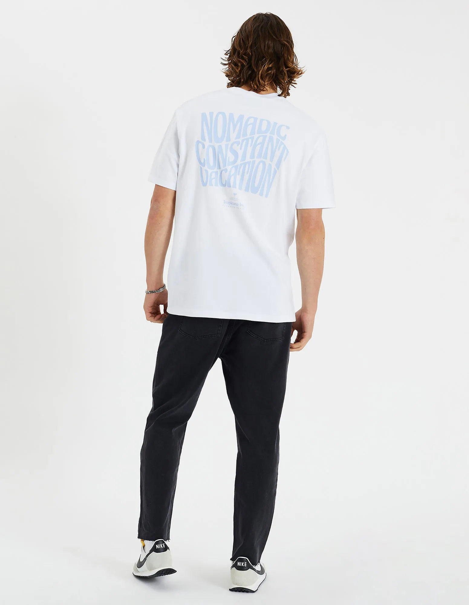 Exhale Relaxed Tee Optical White sold by Neverland product image thumbnail 4