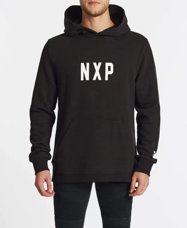 Nitro Step Hem Hoodie Jet Black sold by Neverland