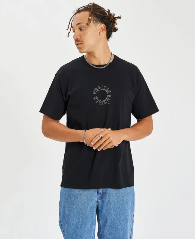 Revolutions Box Fit T-Shirt Black sold by Neverland