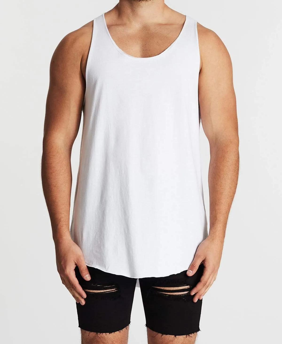 Raise Standard Tank White sold by Neverland