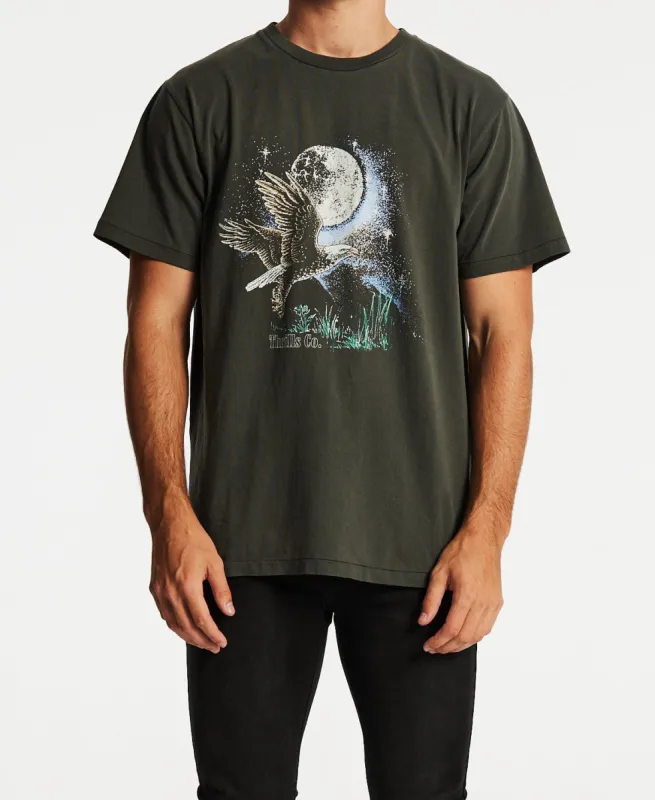 Nighthawk Merch Fit T-Shirt Merch Black sold by Neverland