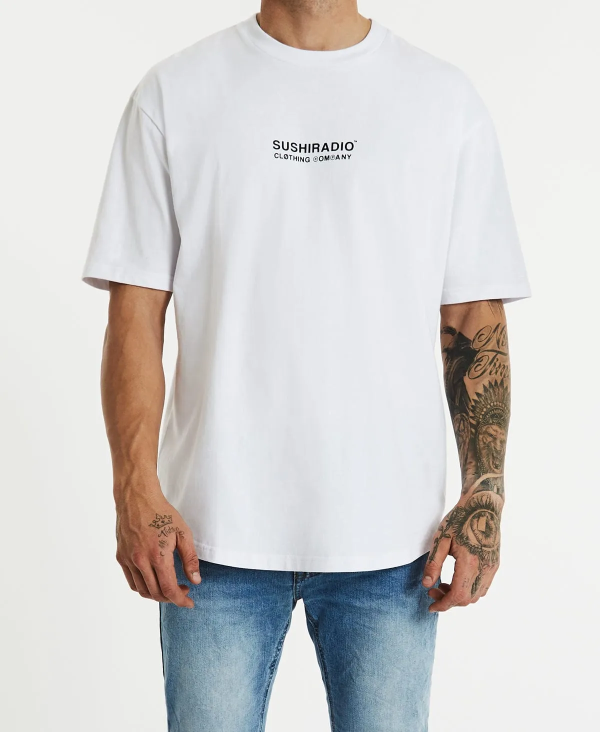 Stinger Box Fit Scoop T-Shirt White sold by Neverland product image thumbnail 4