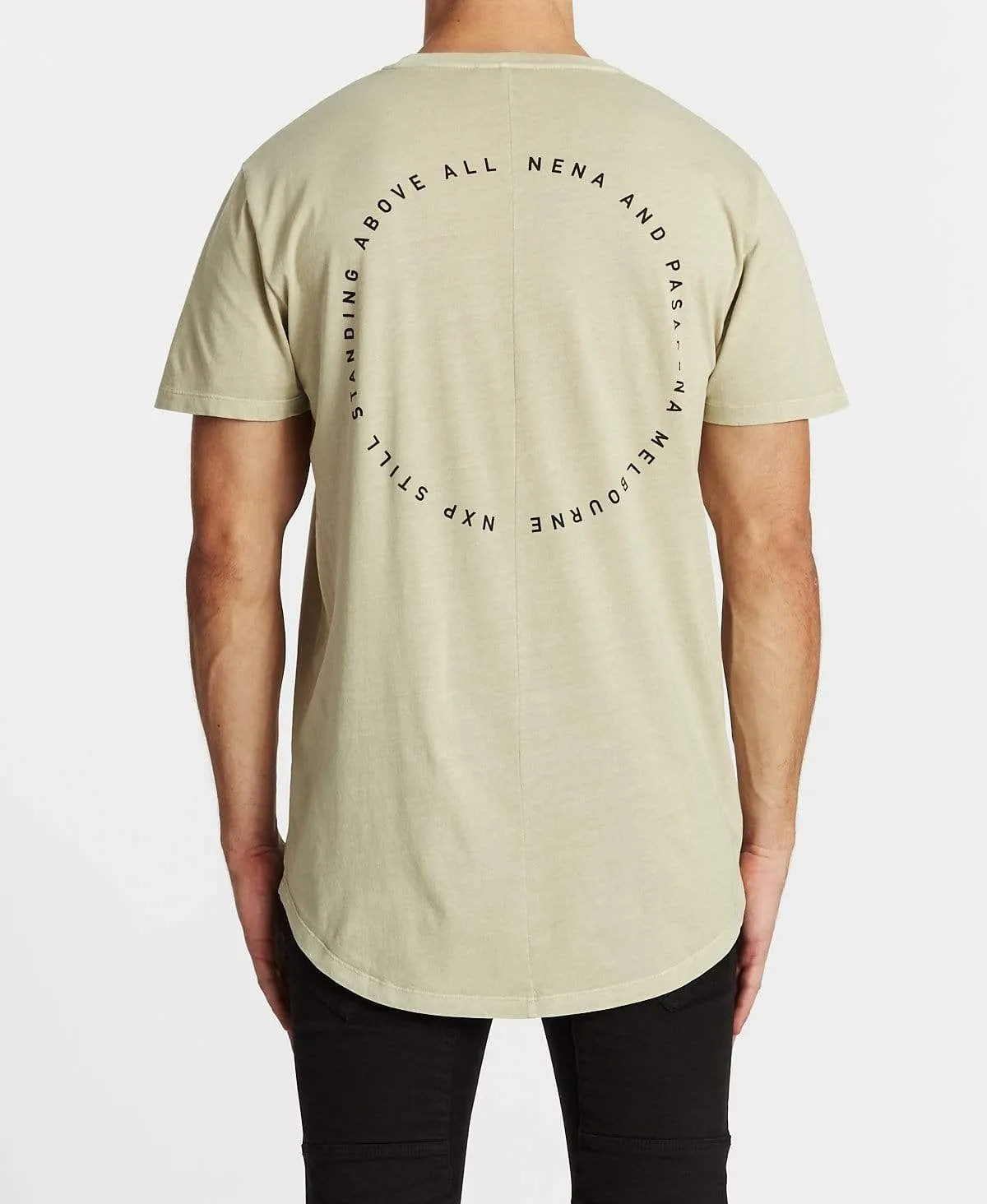 Raised Cape Back T-Shirt Pigment Sand sold by Neverland