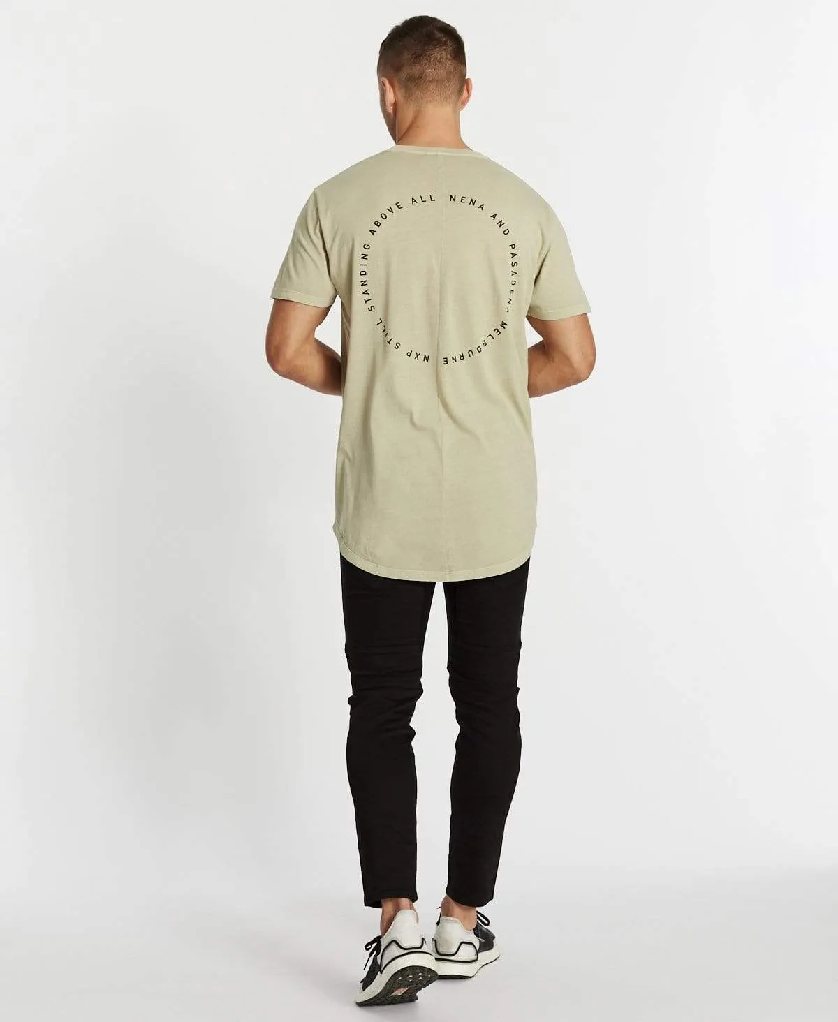 Raised Cape Back T-Shirt Pigment Sand sold by Neverland product image thumbnail 4