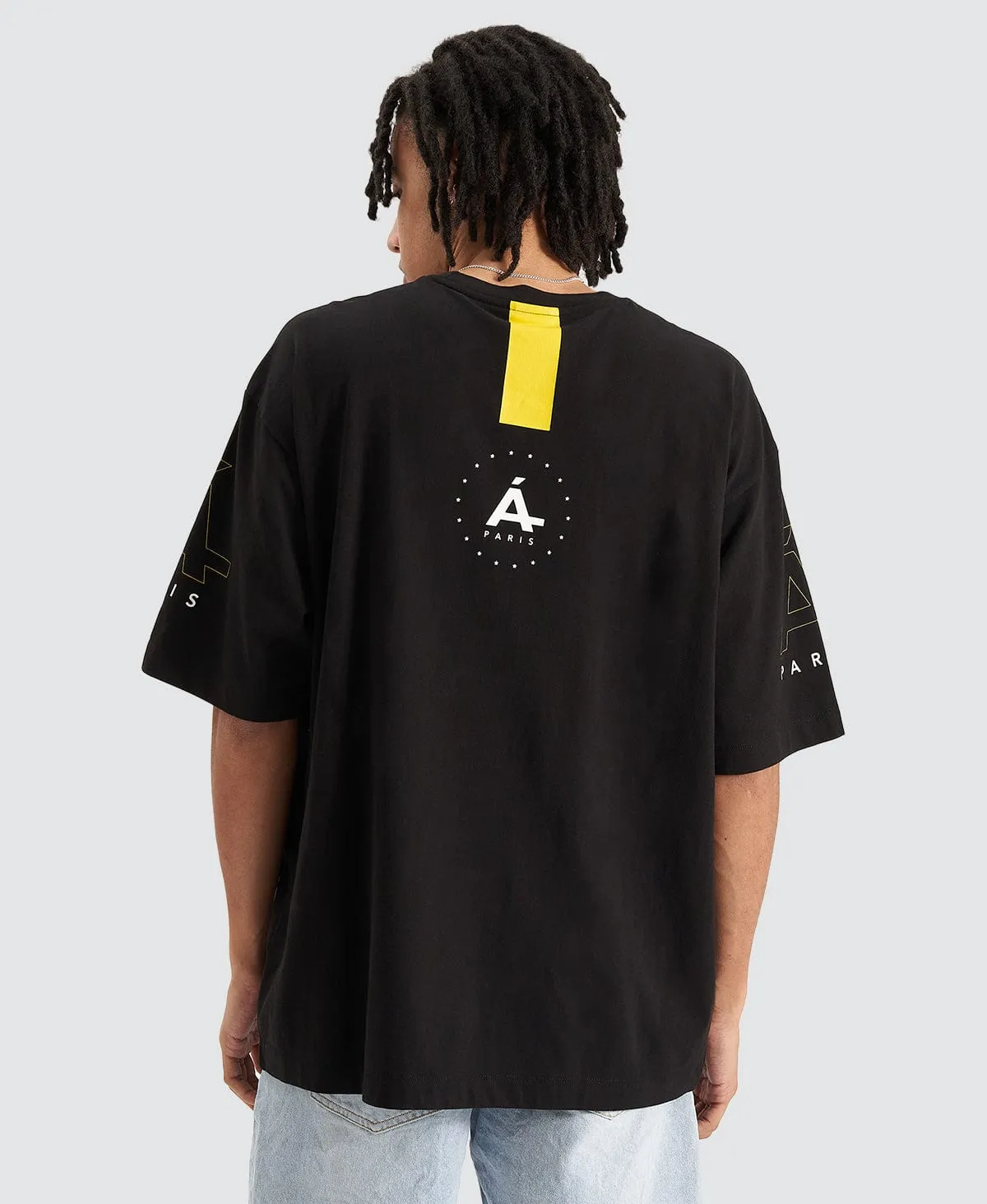 Remi Extra Oversized T-Shirt Jet Black sold by Neverland product image thumbnail 2