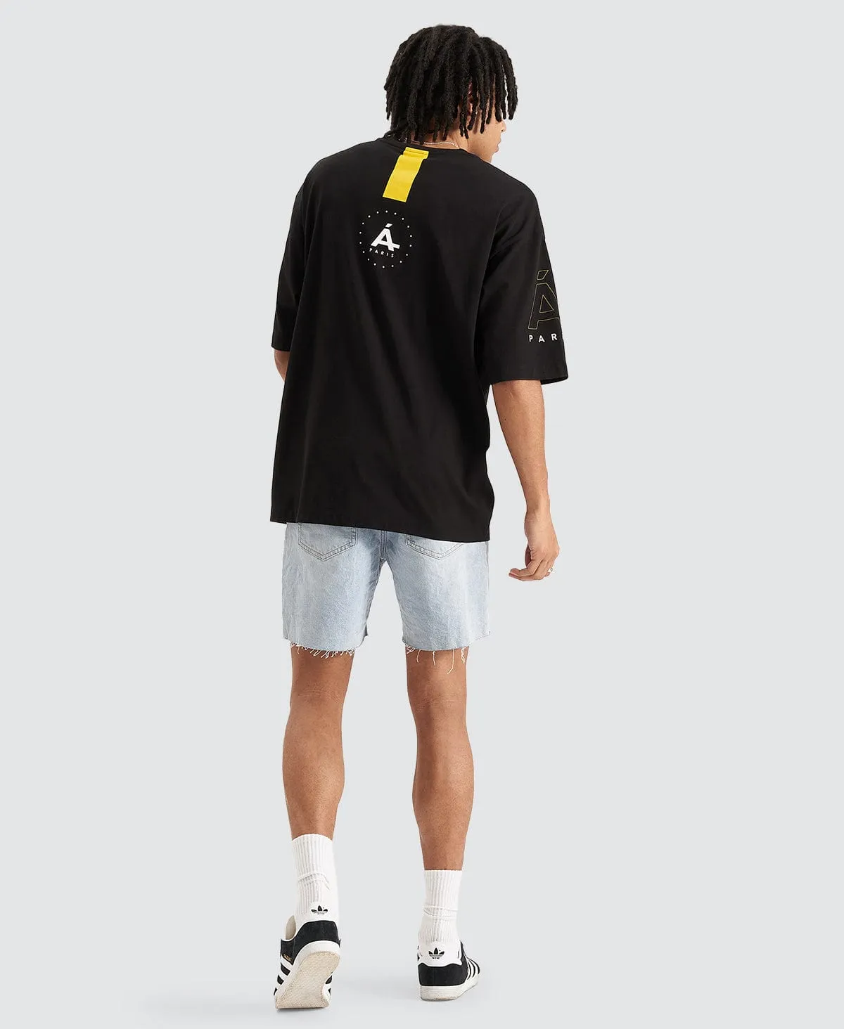 Remi Extra Oversized T-Shirt Jet Black sold by Neverland product image thumbnail 4