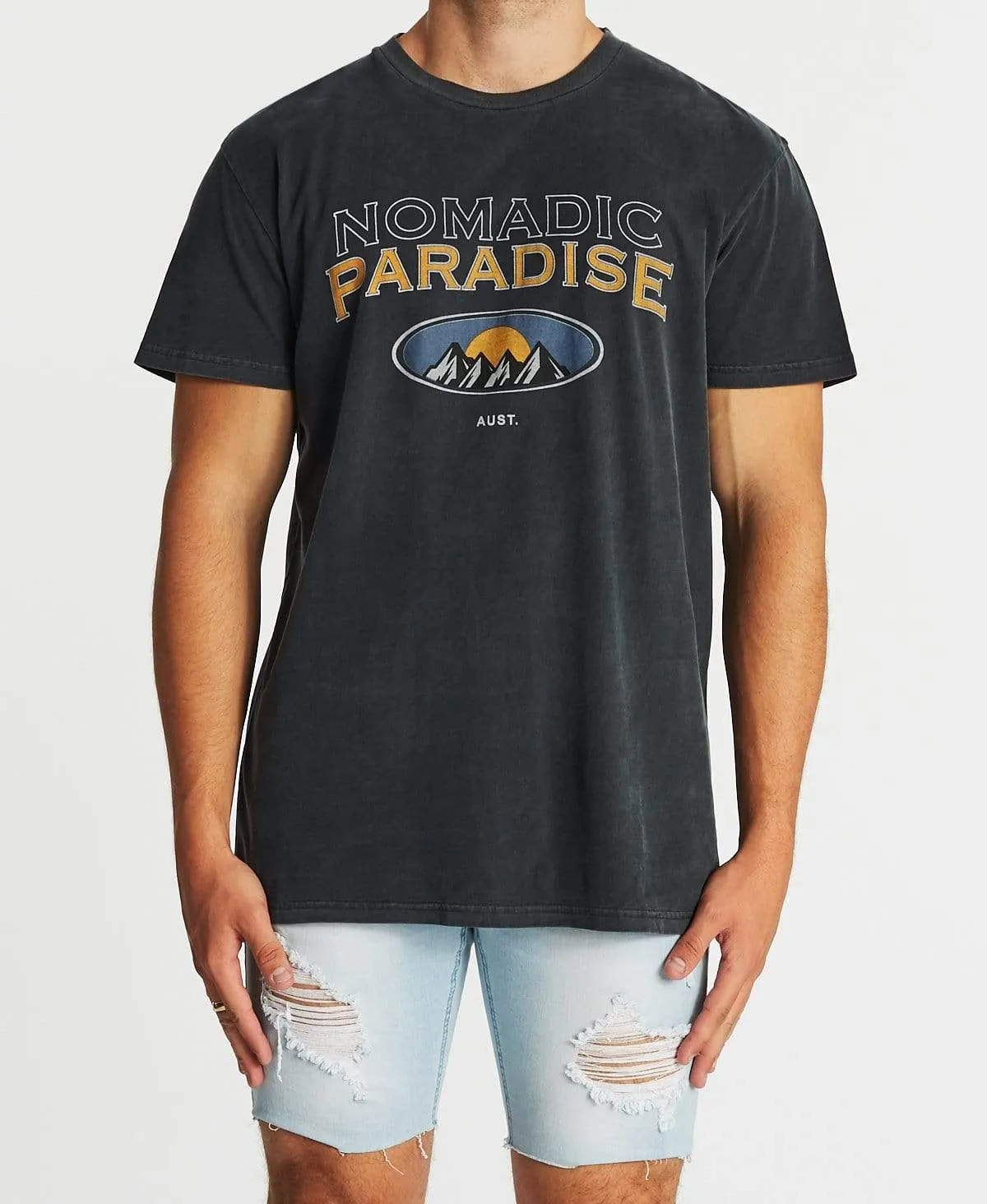 Summit Standard T-Shirt Pigment Asphalt sold by Neverland