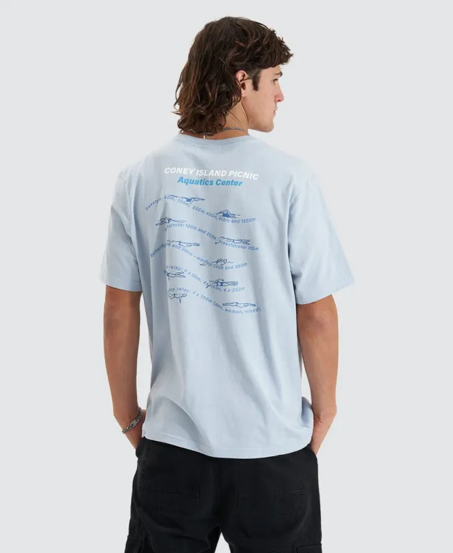 Aquatics T-Shirt Blue made by Neverland
