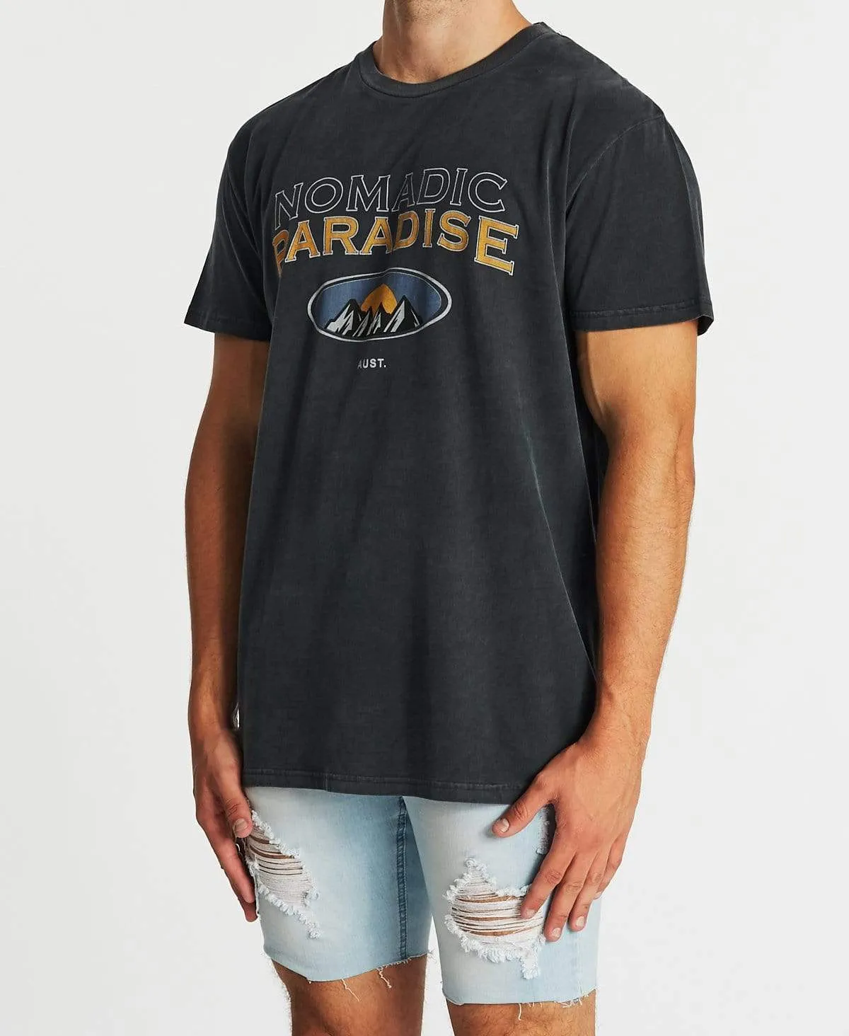 Summit Standard T-Shirt Pigment Asphalt sold by Neverland product image thumbnail 3