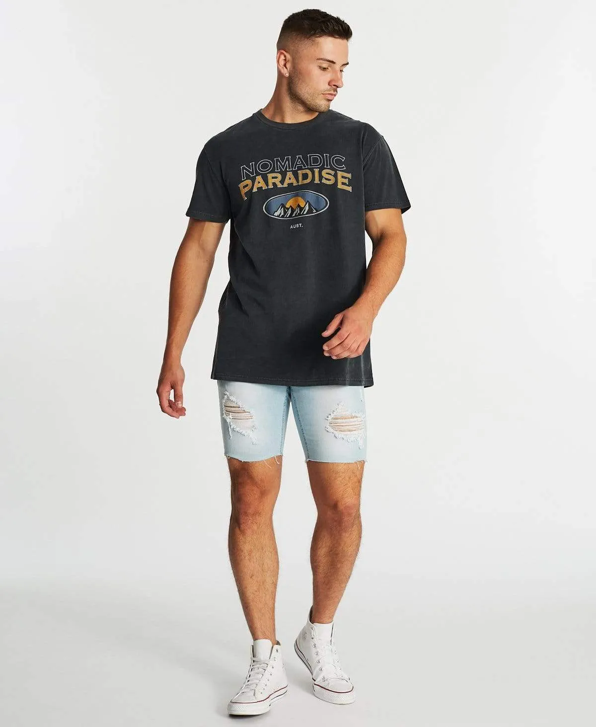 Summit Standard T-Shirt Pigment Asphalt sold by Neverland product image thumbnail 4