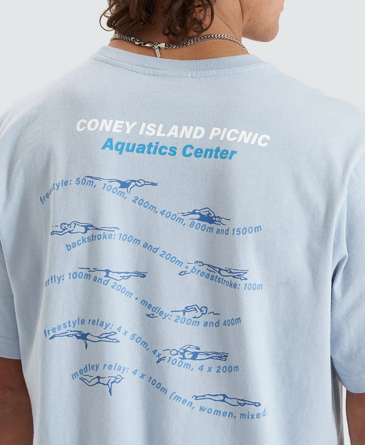 Aquatics T-Shirt Blue sold by Neverland product image thumbnail 4