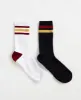 Carlton Draught 2 Pack Sneaker Socks White/Black sold by Neverland