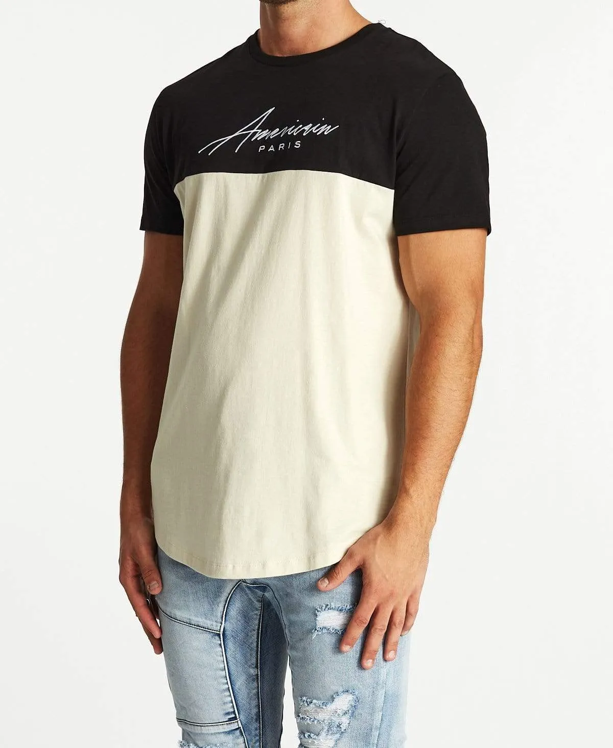 Impoli Dual Curved T-Shirt Jet Black sold by Neverland product image thumbnail 3