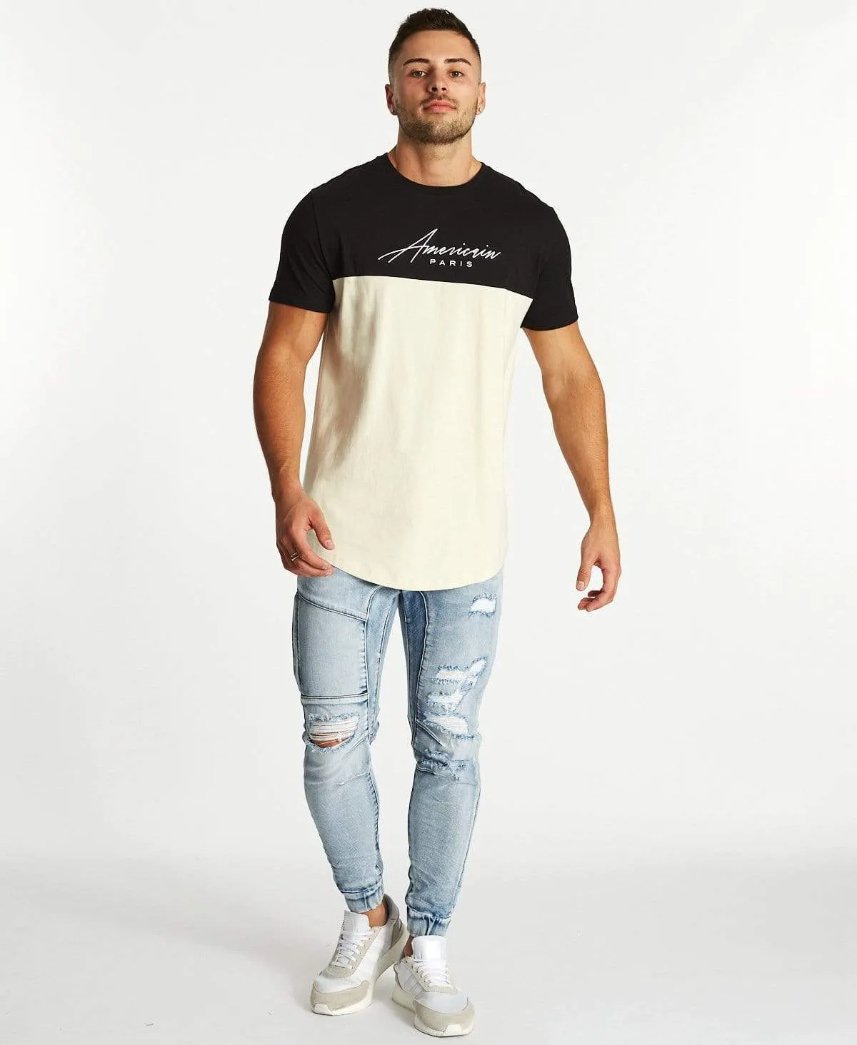 Impoli Dual Curved T-Shirt Jet Black sold by Neverland product image thumbnail 4