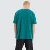 Station Box Fit Tee Teal sold by Neverland