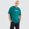 Station Box Fit Tee Teal sold by Neverland