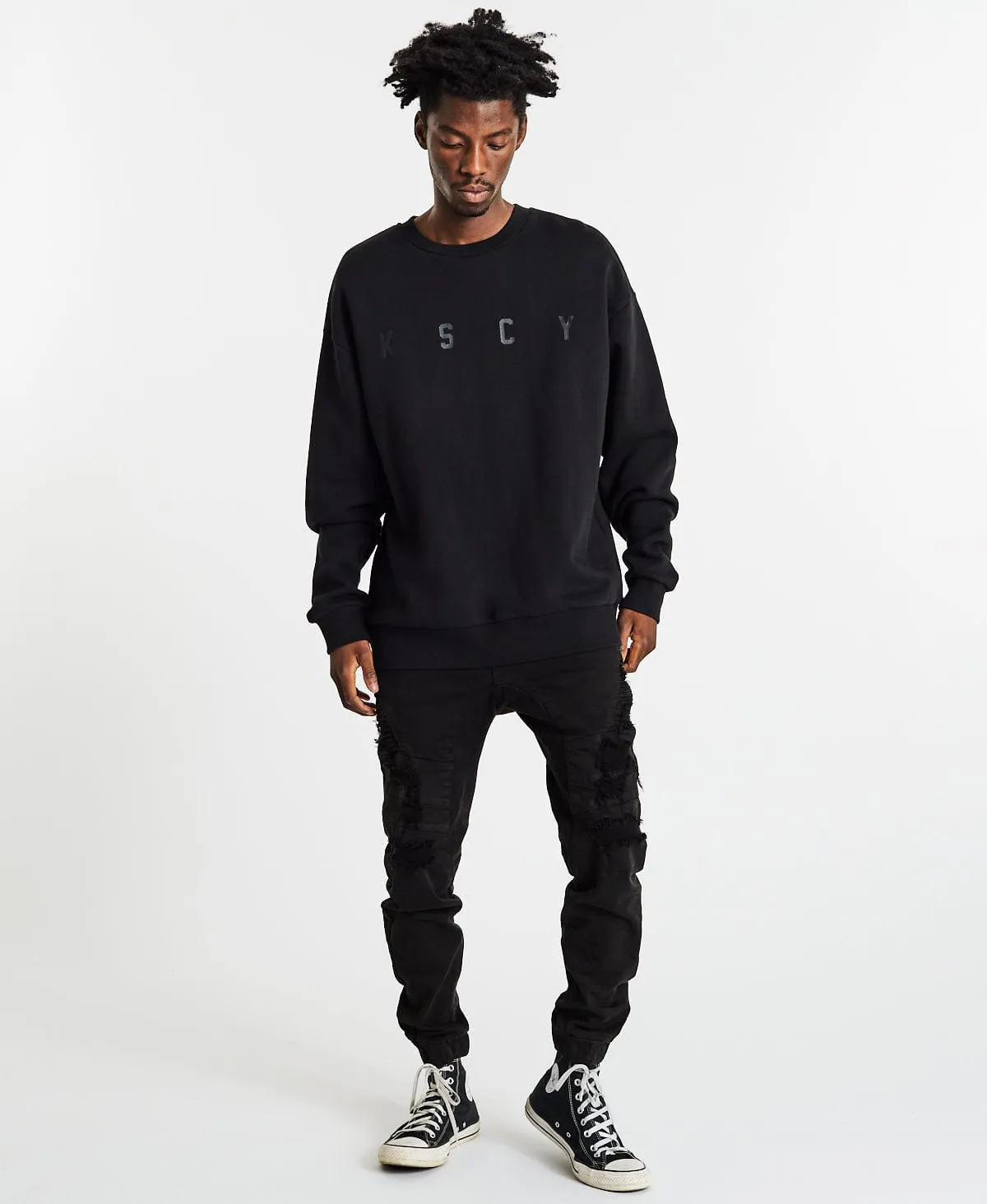 Endless Relaxed Jumper Jet Black sold by Neverland product image thumbnail 3