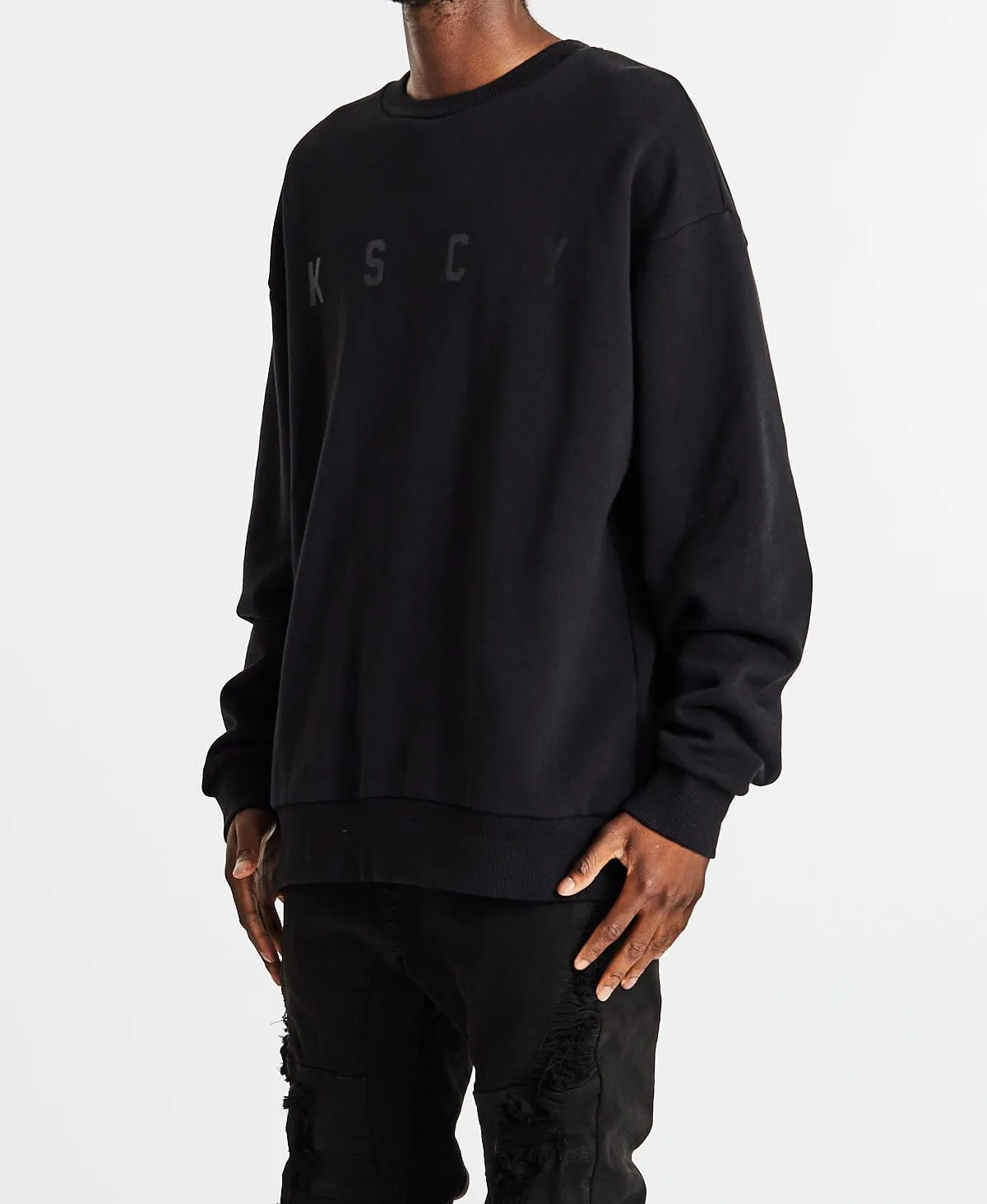 Endless Relaxed Jumper Jet Black sold by Neverland product image thumbnail 4