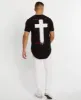 Ombre Dual Curved T-Shirt Jet Black sold by Neverland