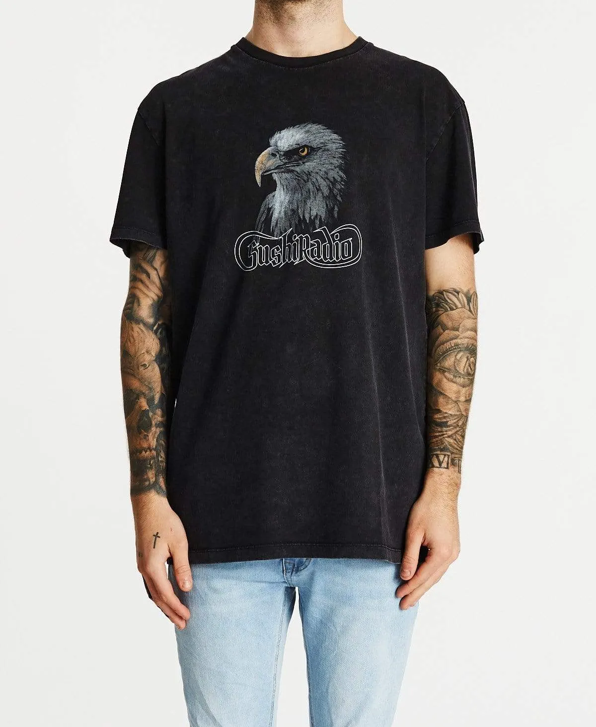 Dawn Relaxed T-Shirt Mineral Black sold by Neverland