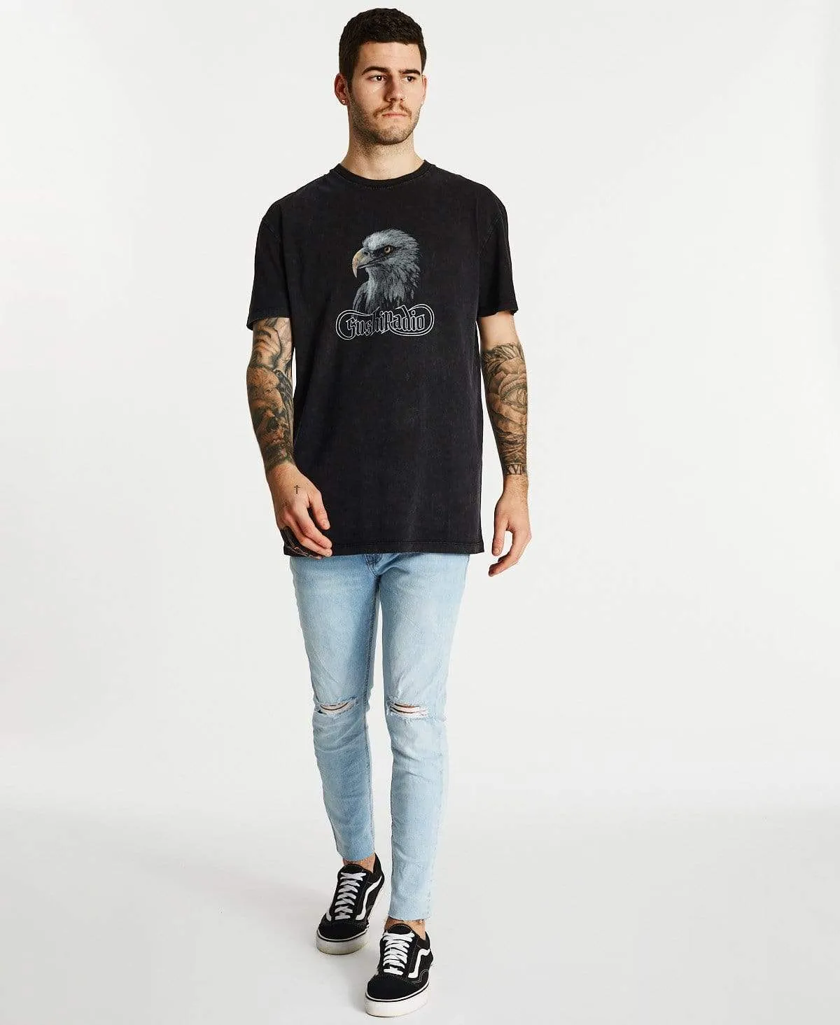 Dawn Relaxed T-Shirt Mineral Black sold by Neverland product image thumbnail 4