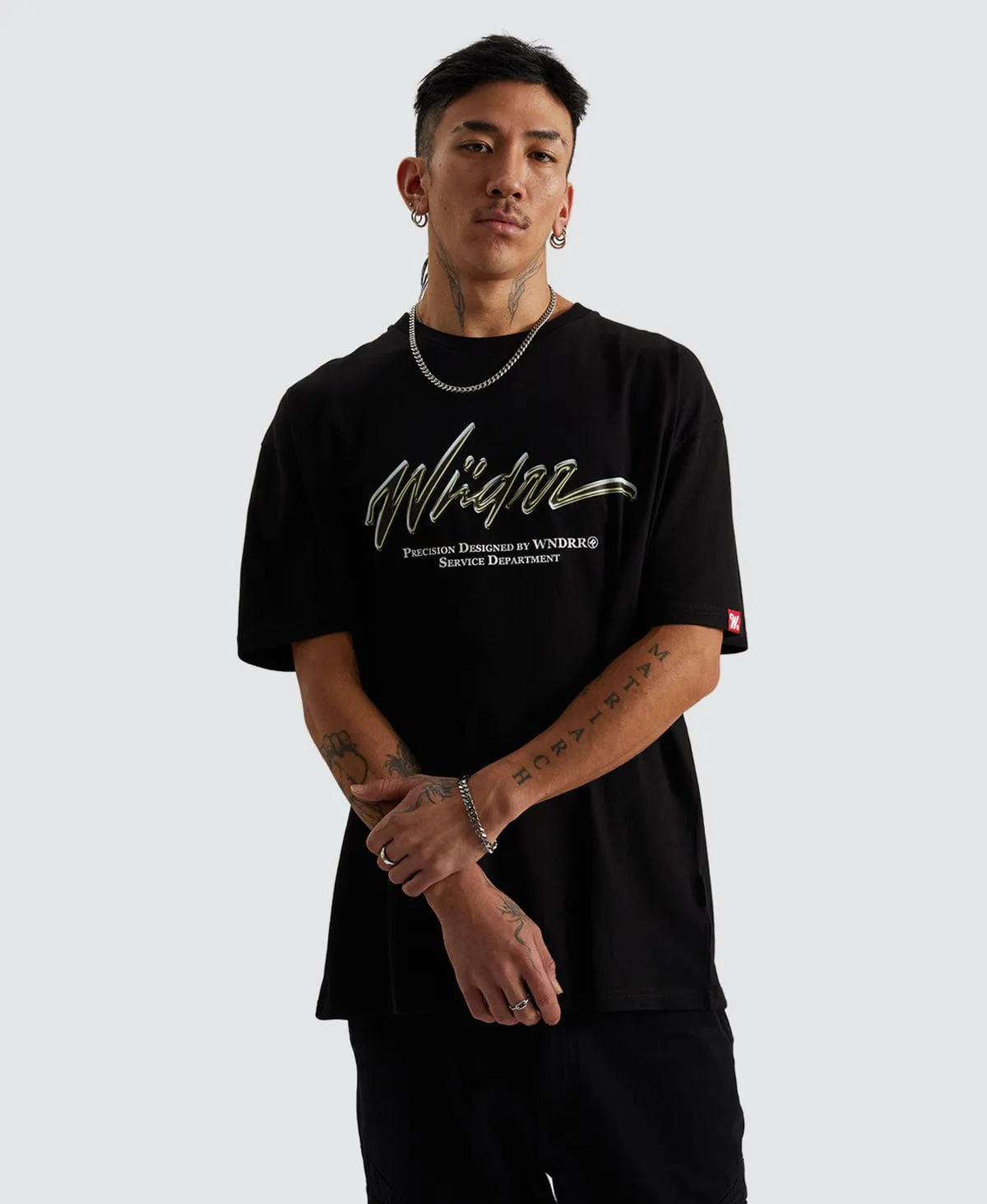 Conscript Box Fit T-Shirt Black sold by Neverland product image thumbnail 2