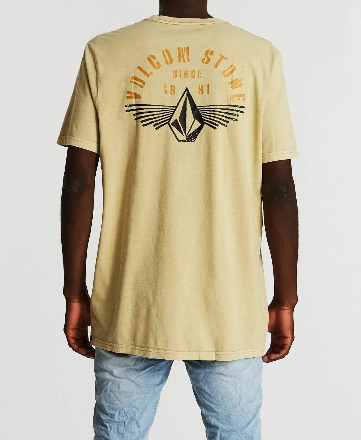 Stone Ray T-Shirt Dark Khaki sold by Neverland