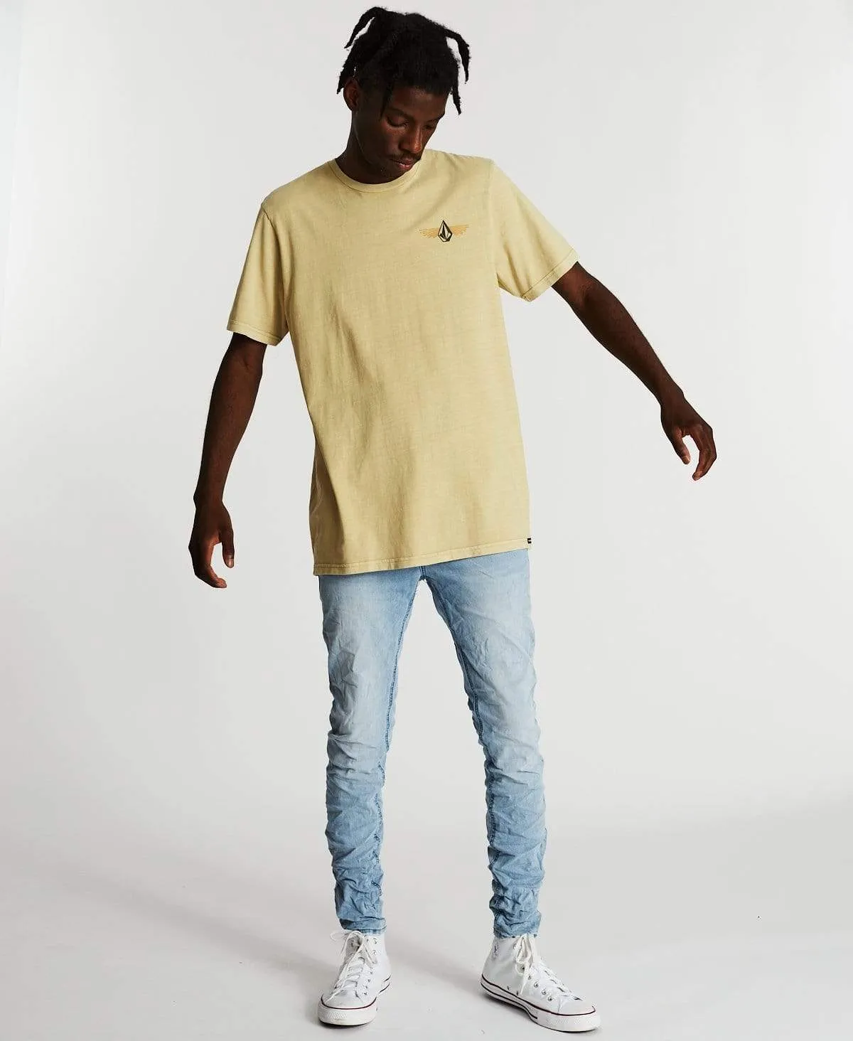 Stone Ray T-Shirt Dark Khaki sold by Neverland product image thumbnail 4