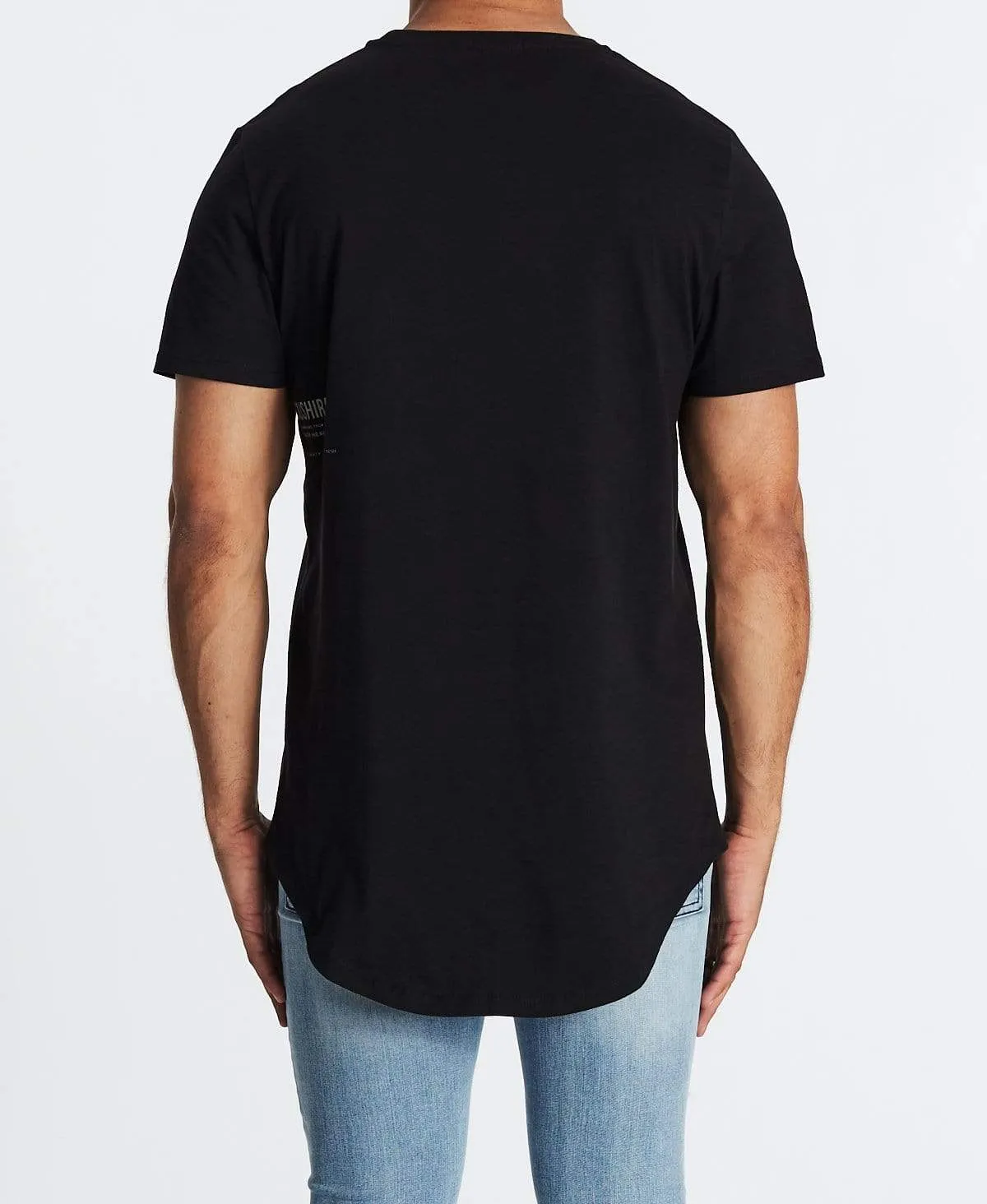 Guardian Dual Curved T-Shirt Jet Black sold by Neverland product image thumbnail 2