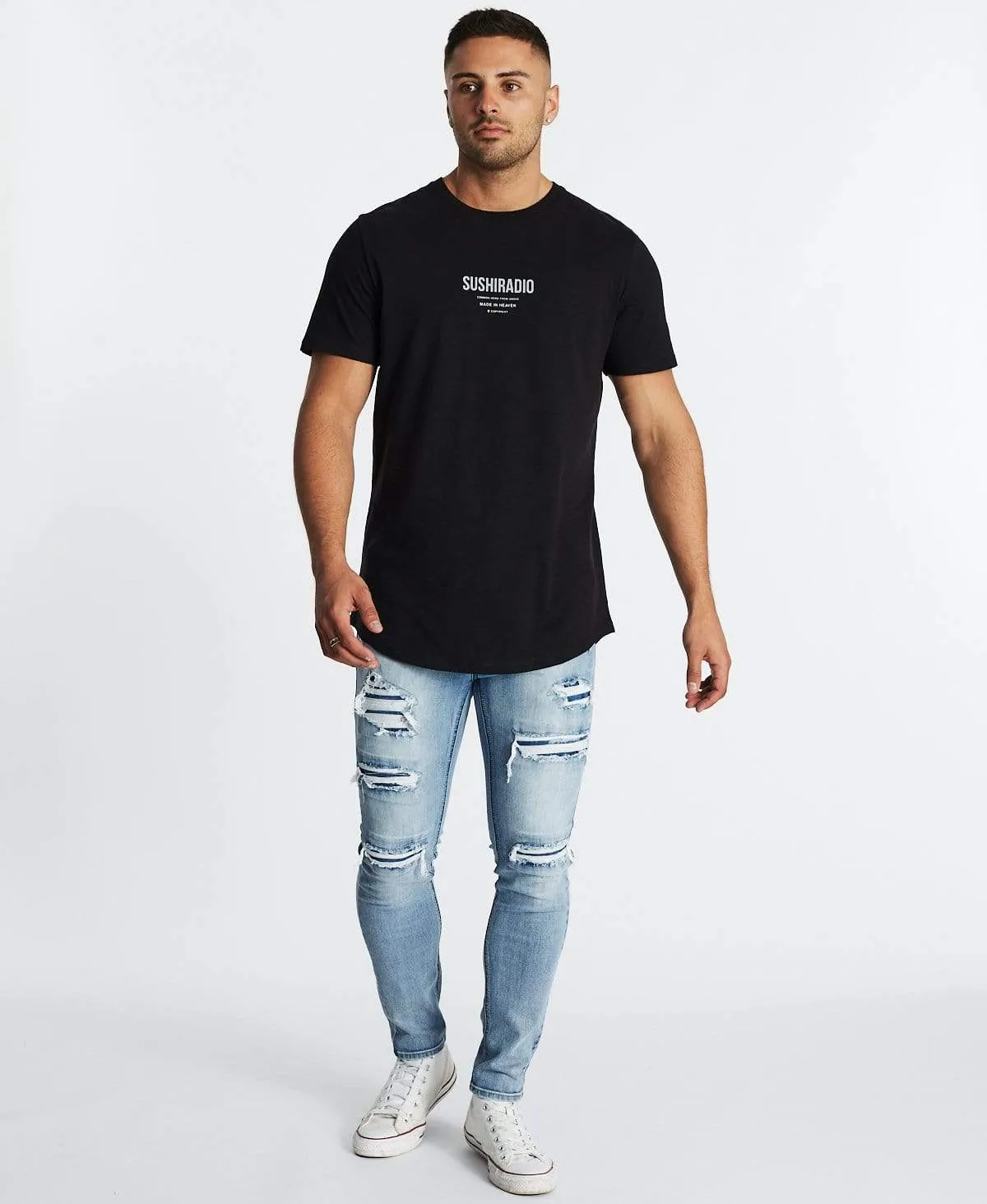 Guardian Dual Curved T-Shirt Jet Black sold by Neverland product image thumbnail 4