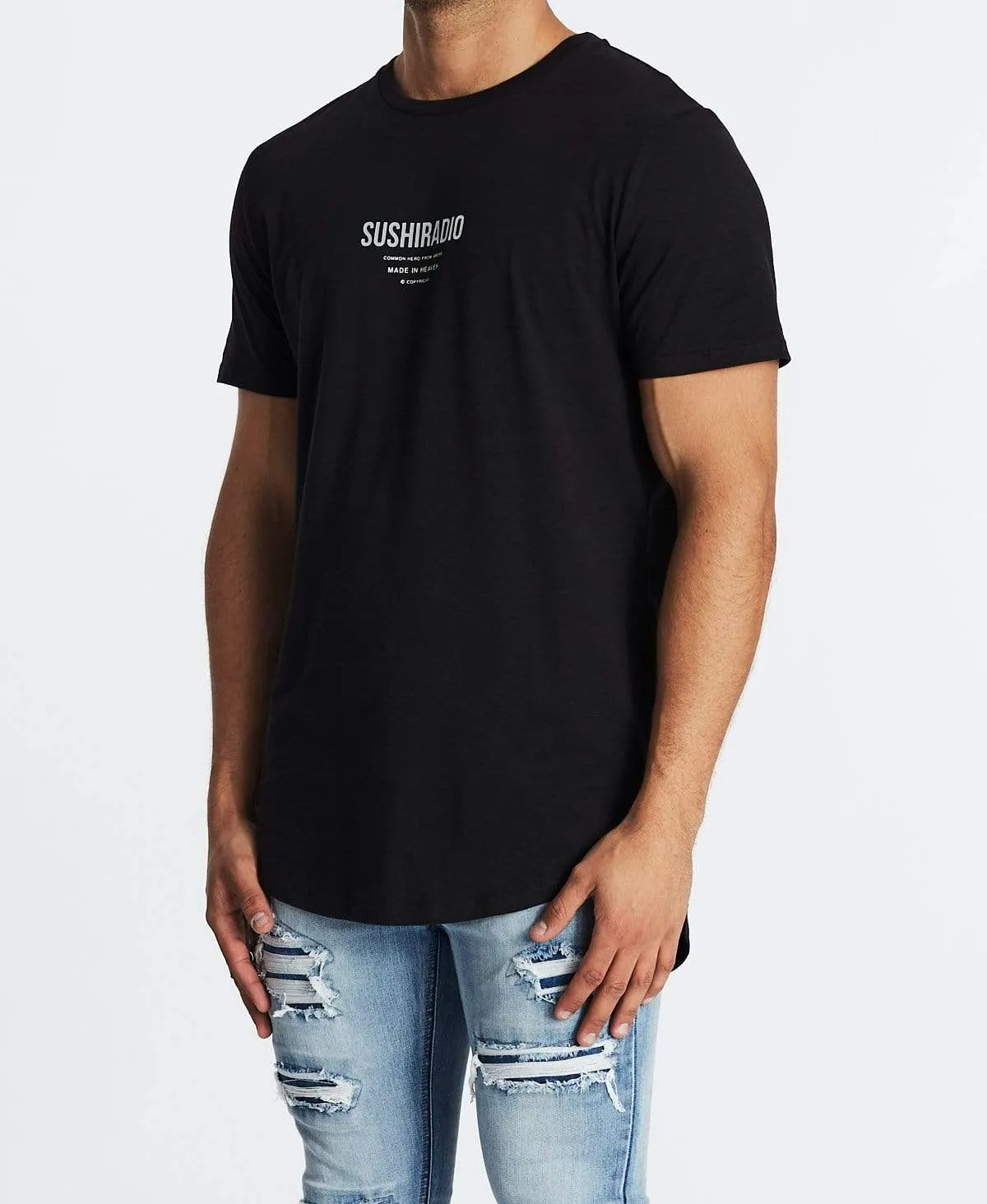 Guardian Dual Curved T-Shirt Jet Black sold by Neverland product image thumbnail 3