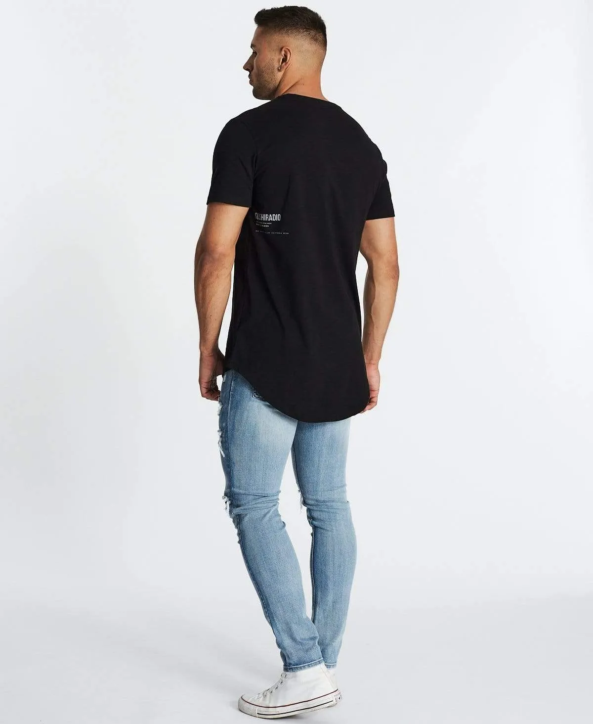 Guardian Dual Curved T-Shirt Jet Black sold by Neverland product image thumbnail 5