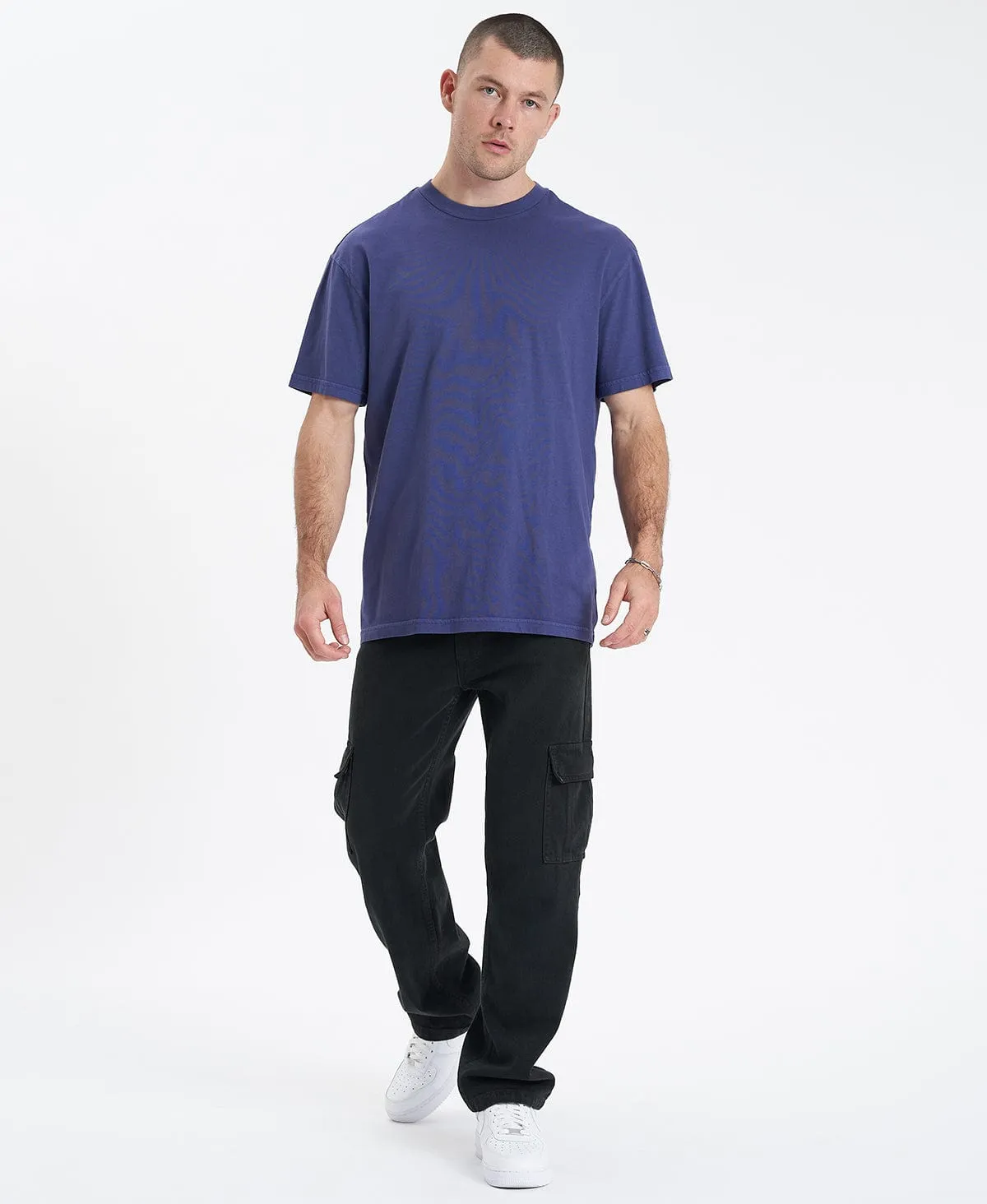 Lincoln Relaxed T-Shirt Pigment Navy Blue sold by Neverland product image thumbnail 2