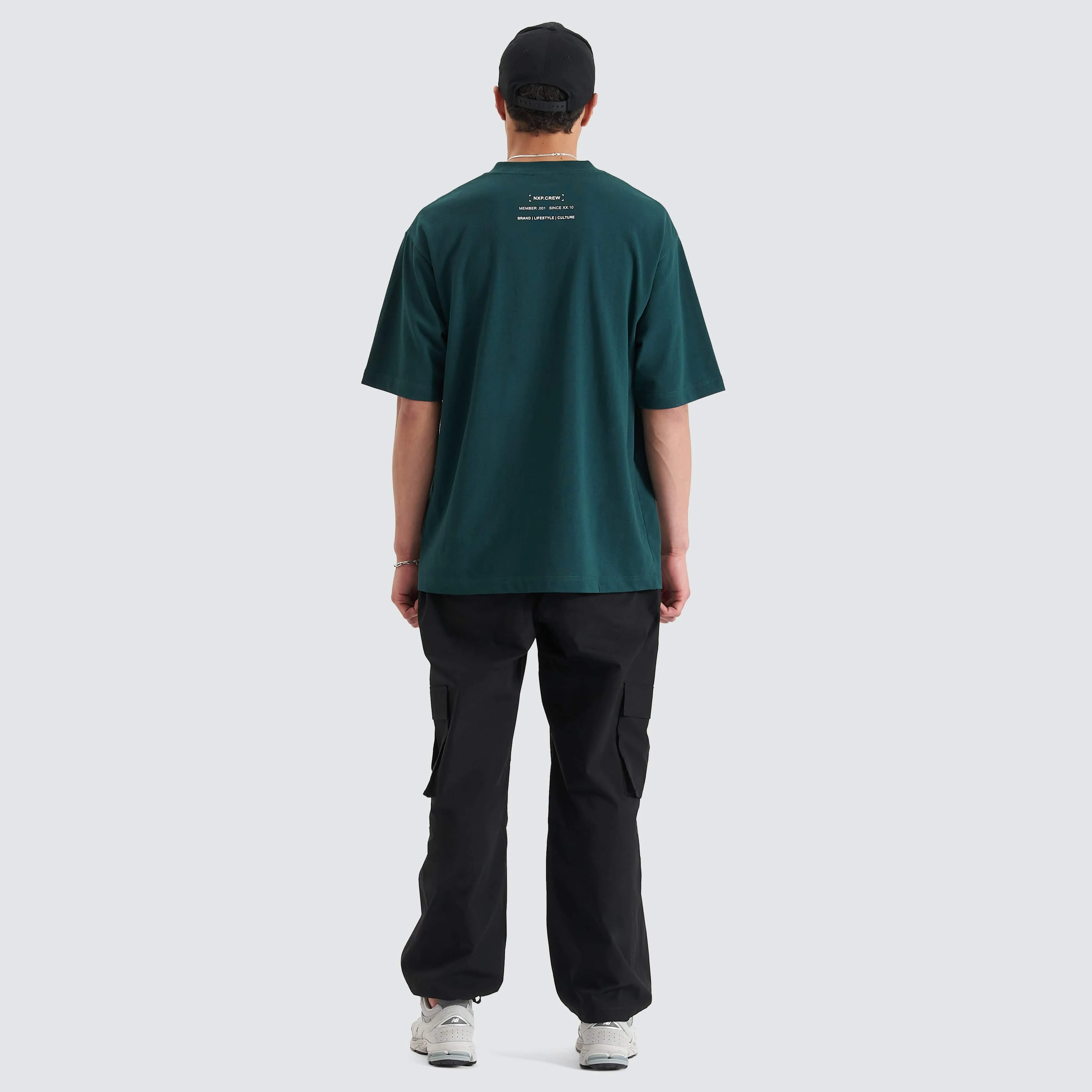 Doric Heavy Oversized Tee Bull Pine sold by Neverland product image thumbnail 3