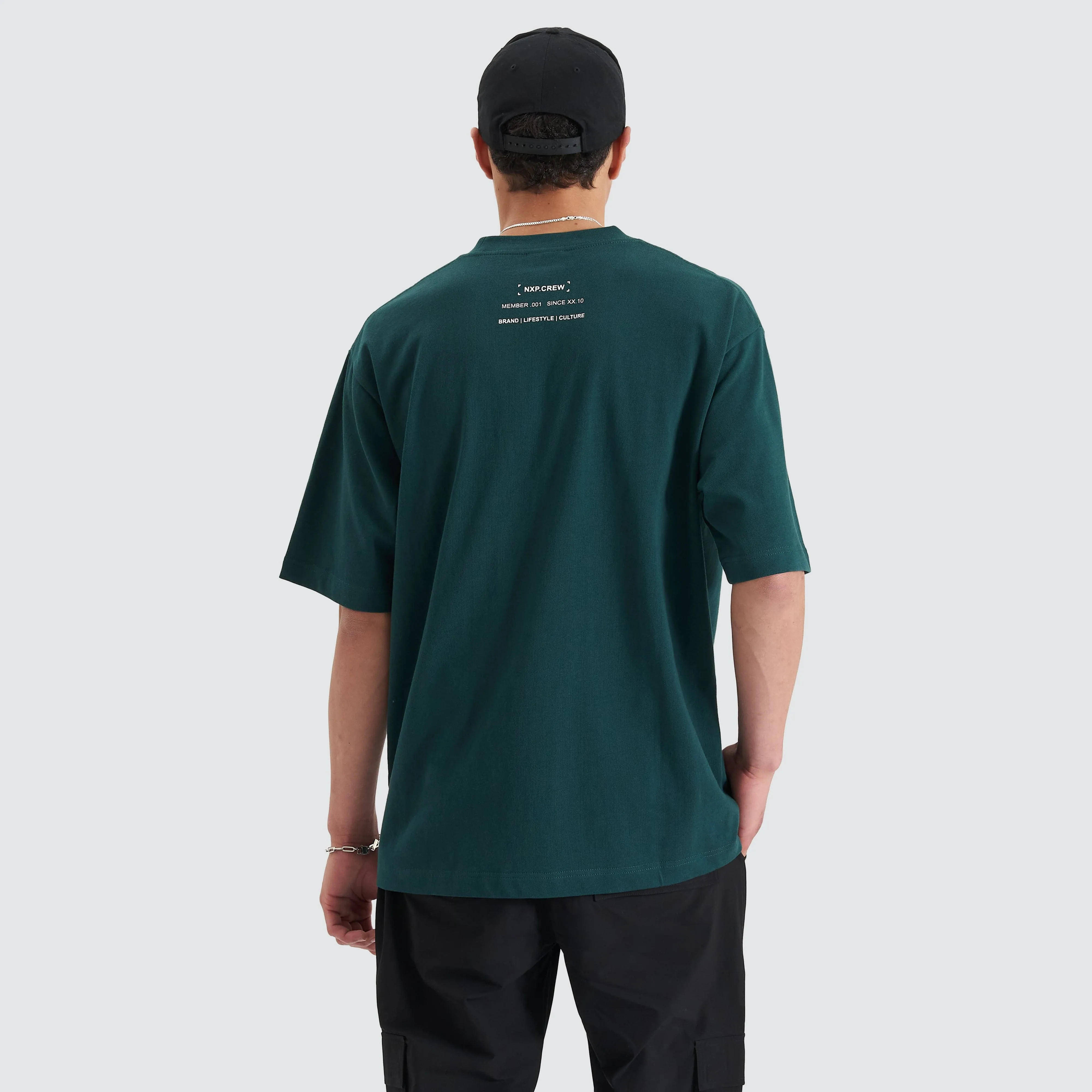 Doric Heavy Oversized Tee Bull Pine sold by Neverland product image thumbnail 4