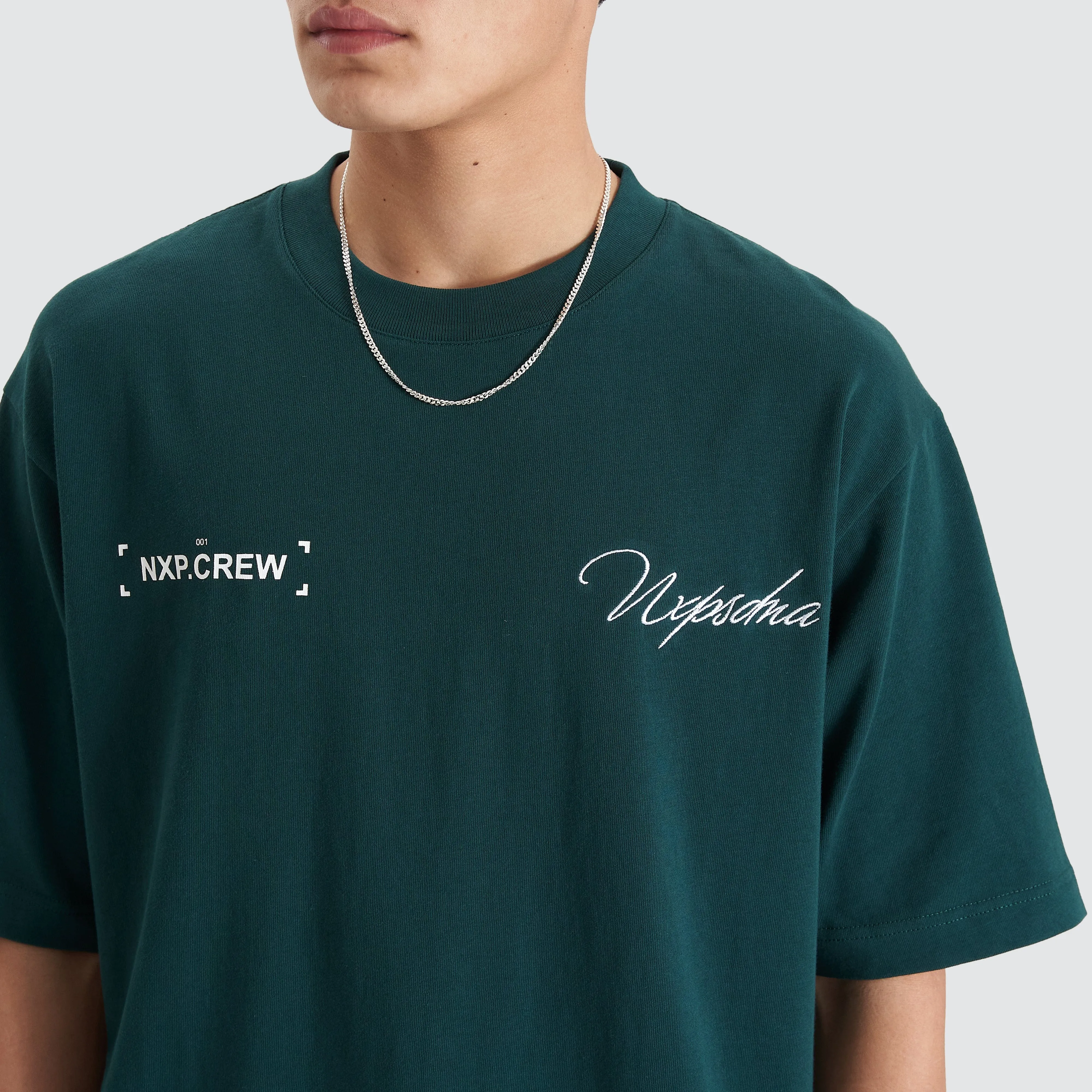 Doric Heavy Oversized Tee Bull Pine sold by Neverland product image thumbnail 5