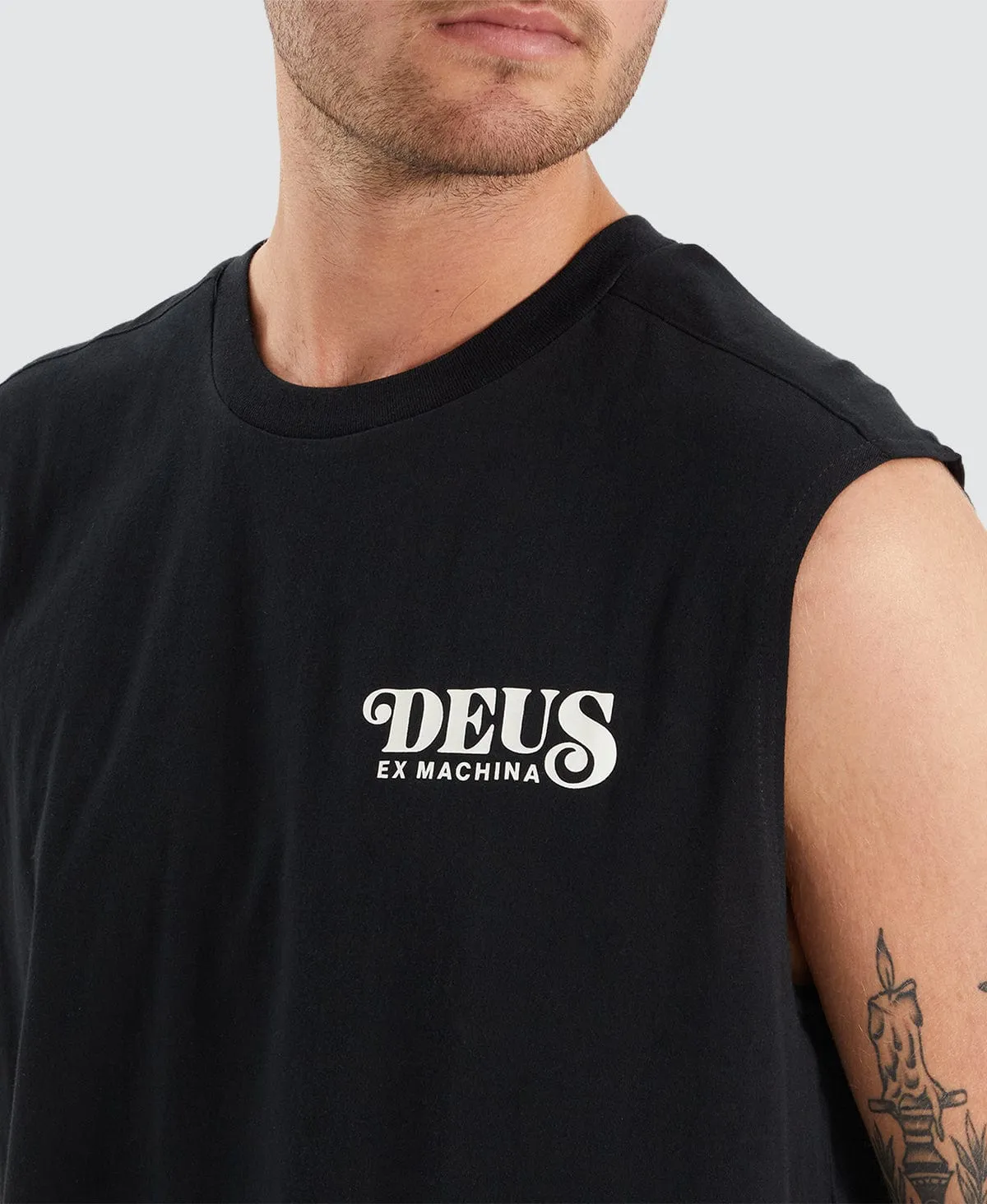 Mosey Muscle Tee Black sold by Neverland product image thumbnail 3