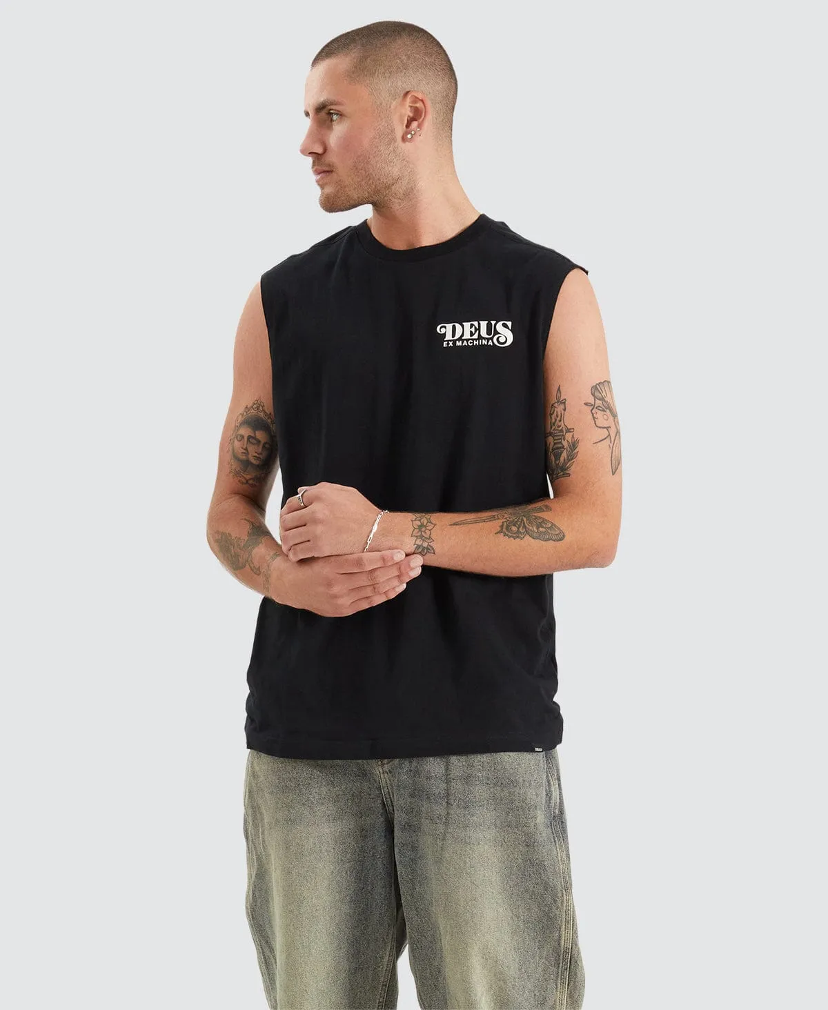 Mosey Muscle Tee Black sold by Neverland product image thumbnail 2
