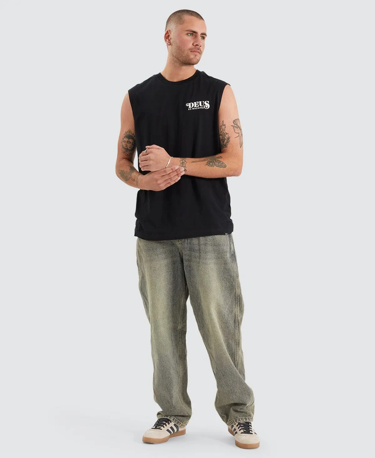 Mosey Muscle Tee Black sold by Neverland product image thumbnail 4