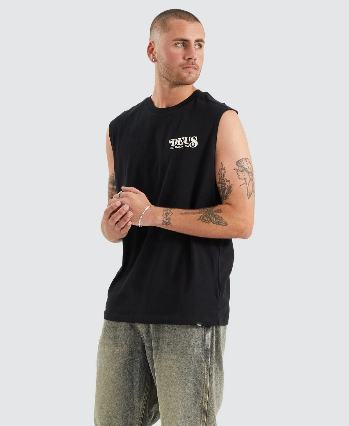 Mosey Muscle Tee Black sold by Neverland product image thumbnail 5