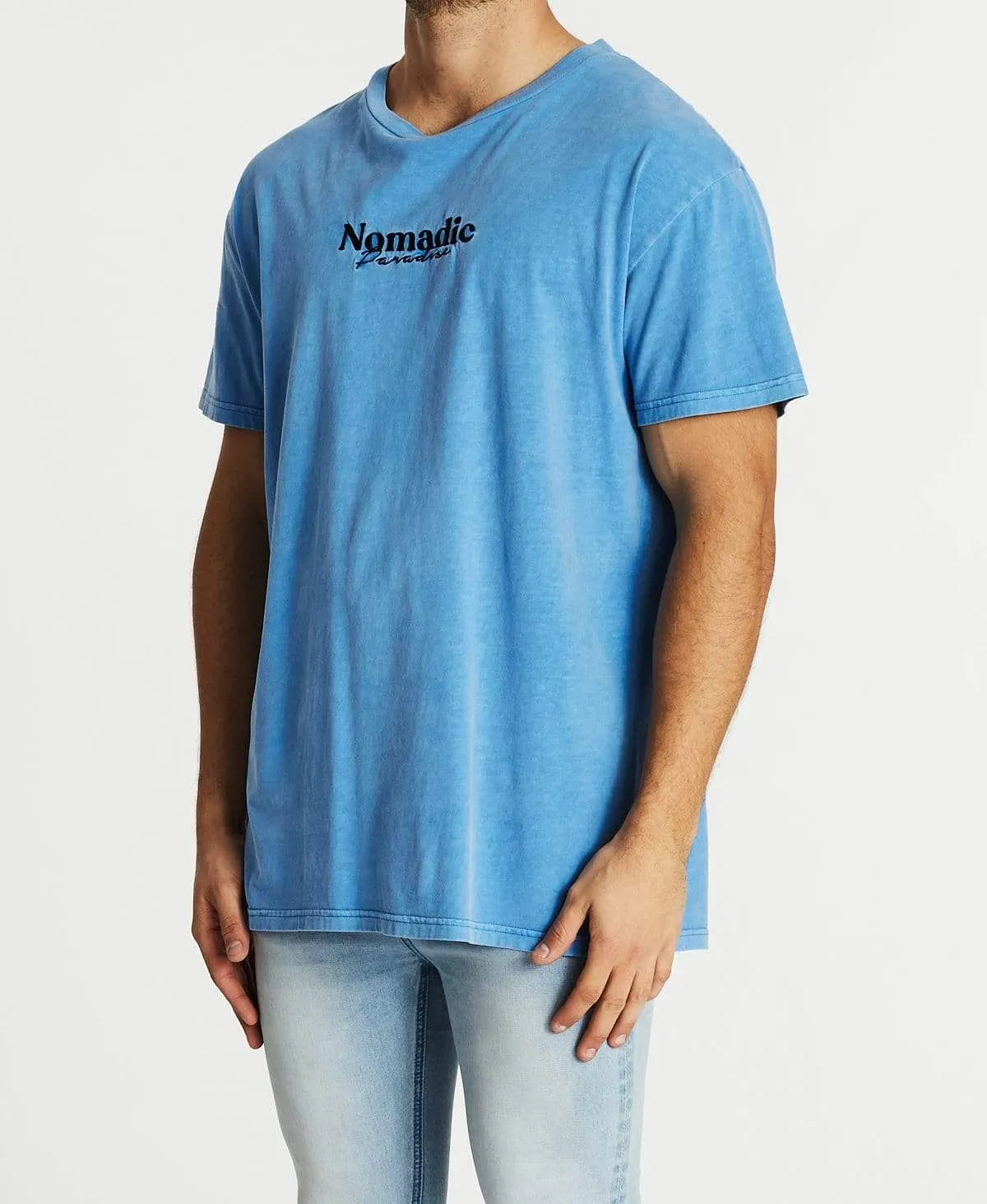 Journey Relaxed T-Shirt Pigment Allure Blue sold by Neverland product image thumbnail 3