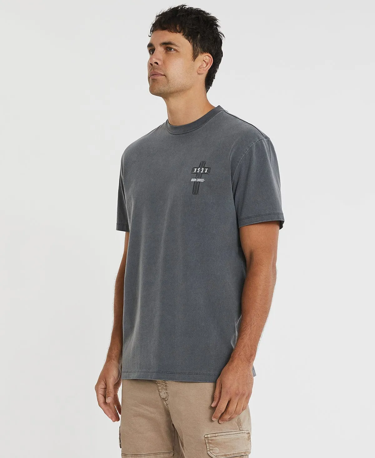Paitent Heavy Relaxed T-Shirt Pigment Castlerock sold by Neverland product image thumbnail 4