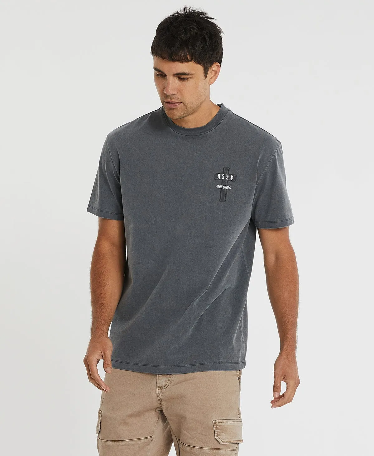 Paitent Heavy Relaxed T-Shirt Pigment Castlerock sold by Neverland product image thumbnail 2