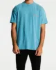 Shadow Script T-Shirt Pigment Washed Blue sold by Neverland