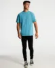Shadow Script T-Shirt Pigment Washed Blue sold by Neverland
