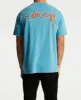 Shadow Script T-Shirt Pigment Washed Blue sold by Neverland