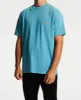 Shadow Script T-Shirt Pigment Washed Blue sold by Neverland