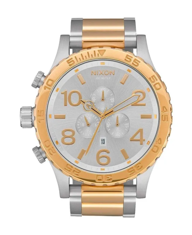 51-30 Chrono Watch Silver/Gold sold by Neverland